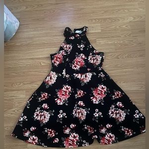 Black Floral Dress